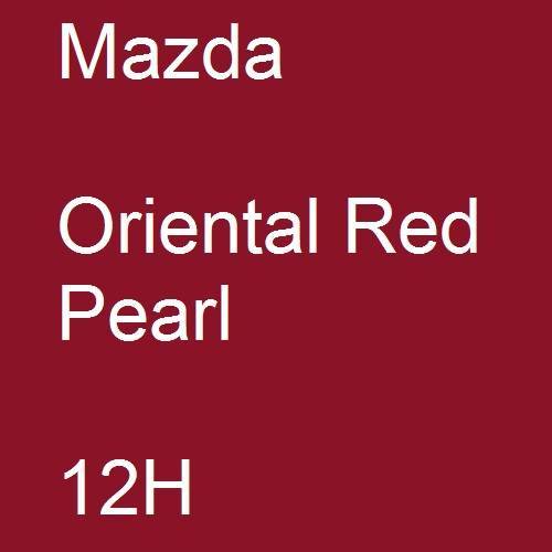 Mazda, Oriental Red Pearl, 12H.